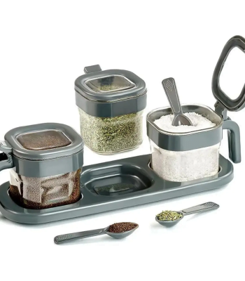 3 Jar spice Box